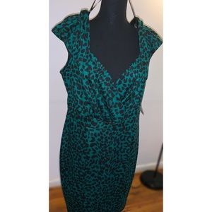 F21 Plunge Neck Wiggle Dress - NWT
